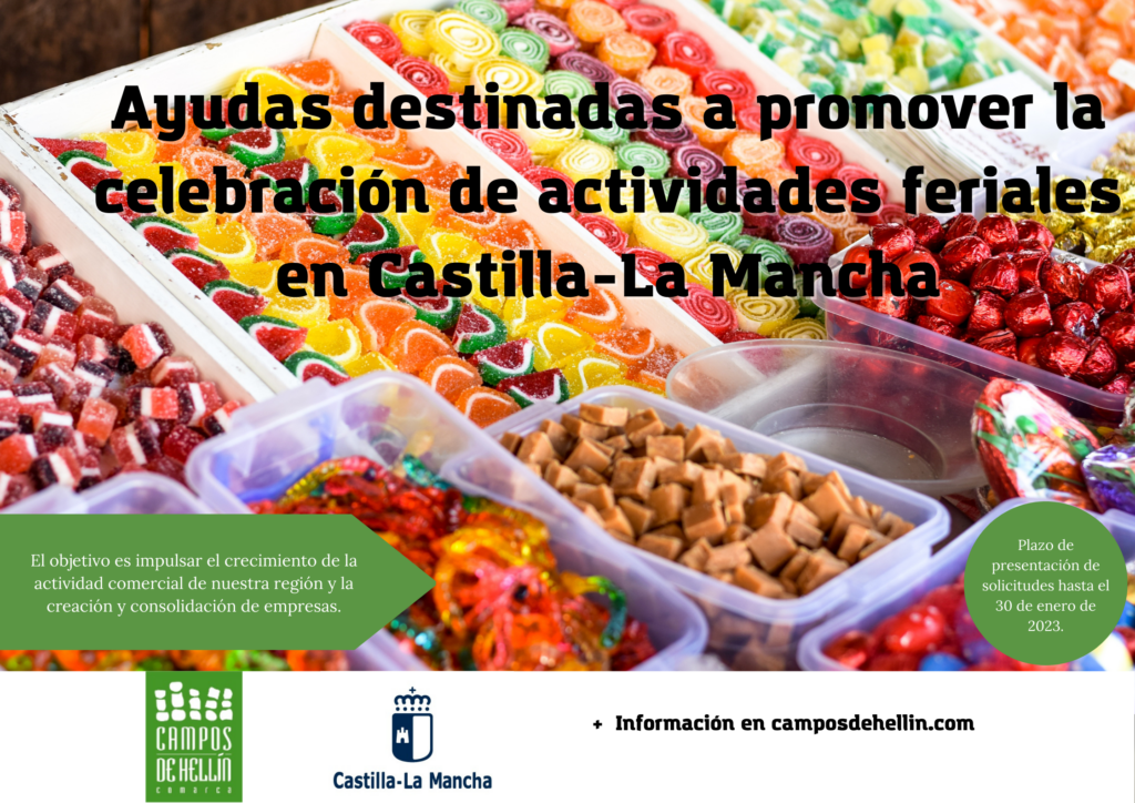 Ayudas para promover la celebración de actividades feriales en Castilla-La Mancha