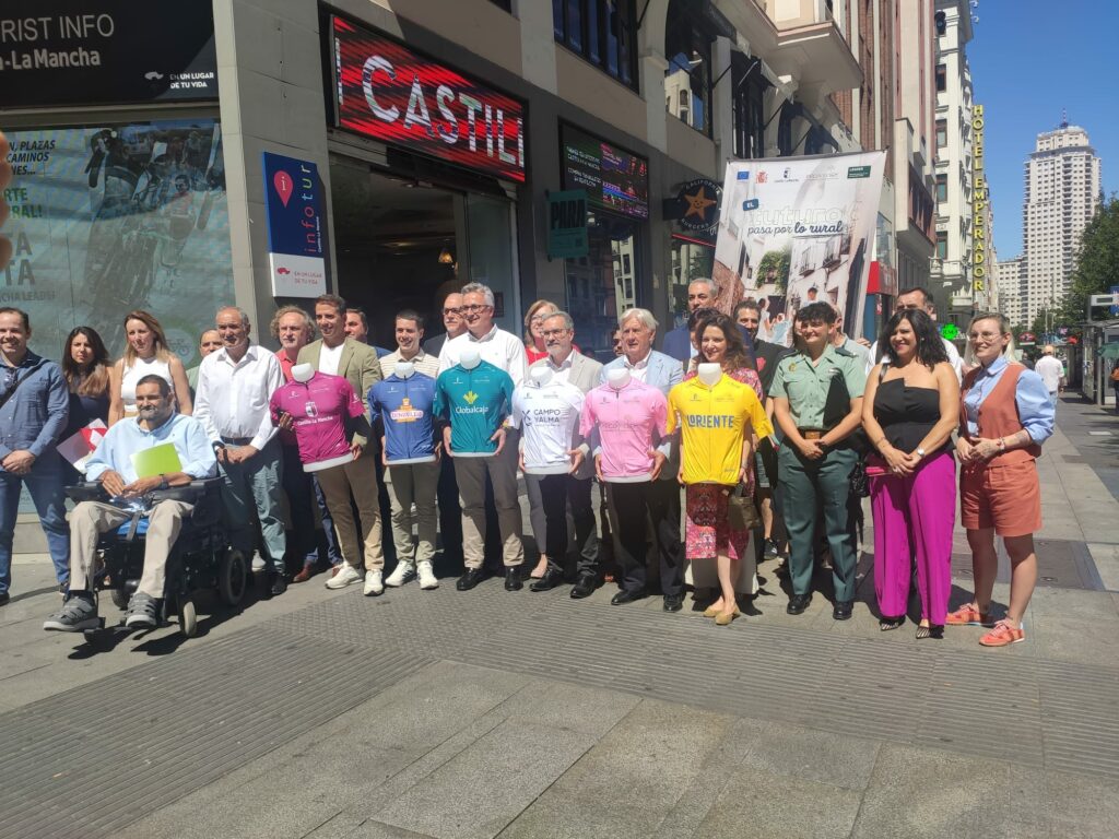 Campos de Hellín asiste en Madrid a la presentación de la II Vuelta Ciclista a Castilla-La Mancha LEADER, que llevará su meta a Agramón