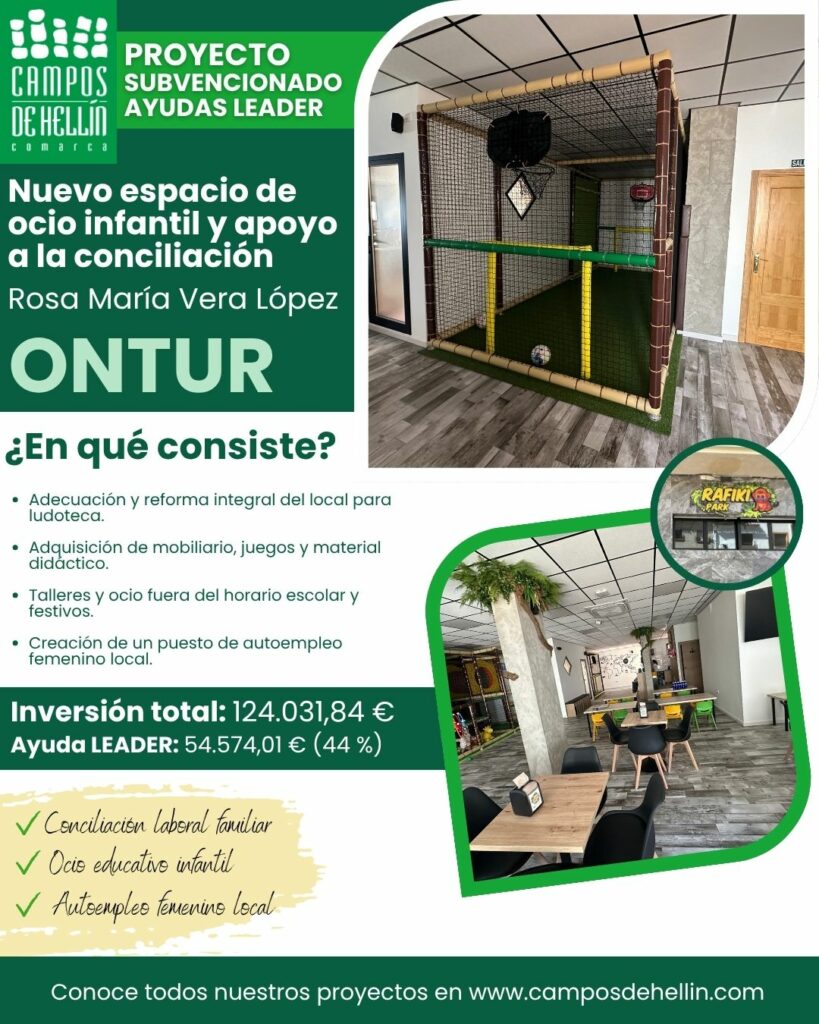PROYECTO LEADER – Centro de ocio infantil – Ontur